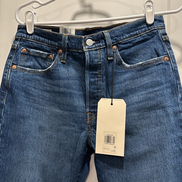 LEVI’s 501 SKINNY JEANS BNWT 28x30 minimal stretchiness - Picture 3 of 5
